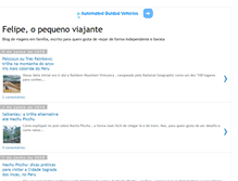 Tablet Screenshot of felipeopequenoviajante.com